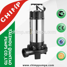 CHIMP V1300D 2 hp stainless steel sewage submersible electric water pump with cutting system